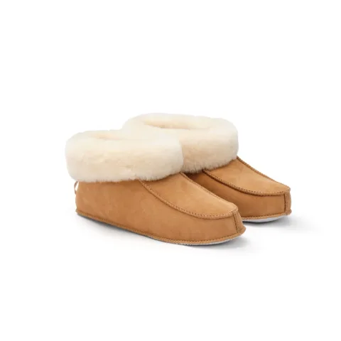 Fårskinnstofflor - Mouton Brun M (40-42)