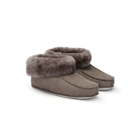 Fårskinnstofflor - Mouton Grå L (43-45)