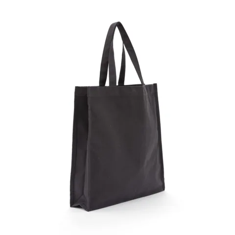 Tote Bag 450 GSM - Ekologisk Bomull Svart/Grå