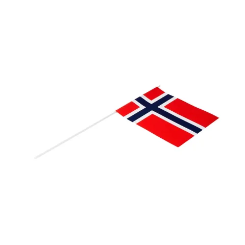 Norsk pappersflagga 24 x 12 cm
