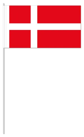 Dansk pappersflagga 24 x 12 cm