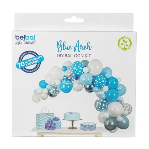 Ballongbåge kit blå