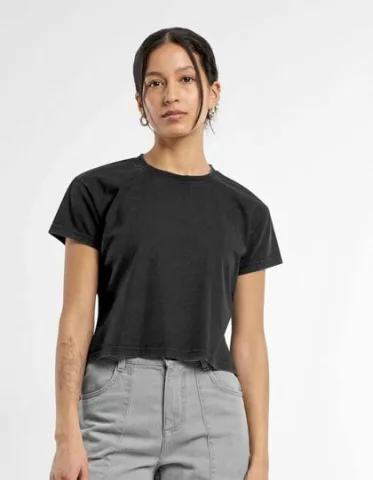 Ladies Vintage Cropped Tee