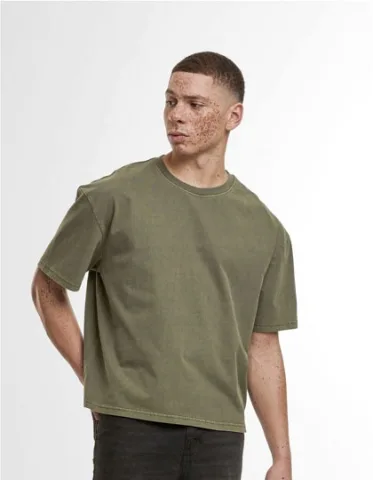 Vintage Cropped Heavy Oversize Tee