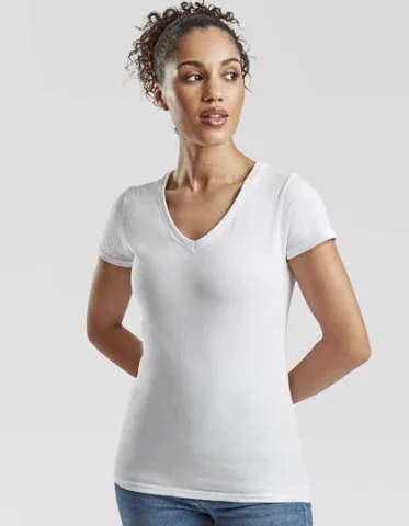 Ladies´ Valueweight V Neck T