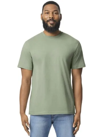 Softstyle Midweight Adult No Label Enzyme Wash T-Shirt
