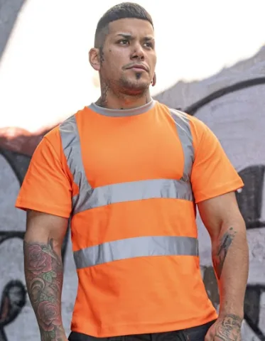 Heavy Duty Polycotton Hi-Vis T-Shirt Barcelona