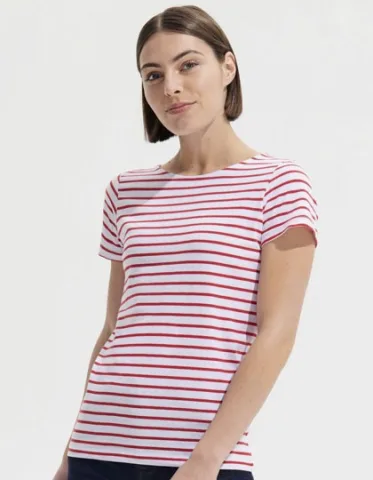 Women´s Round Neck Striped T-Shirt Miles