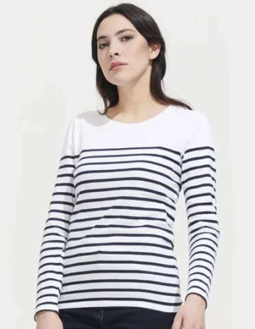 Women´s Long Sleeve Striped T-Shirt Matelot