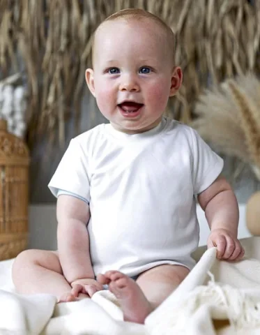 Short Sleeve Baby T-Shirt Polyester