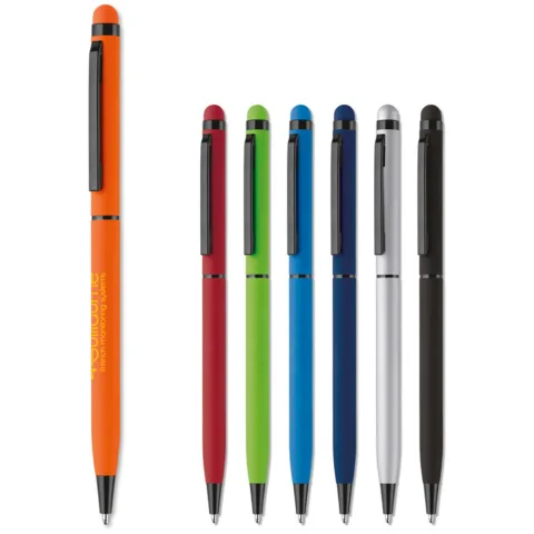 TOUCHPEN SLIM METAL RUBBY