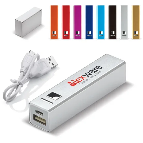 Powerbank Aluminium 2600 mAh