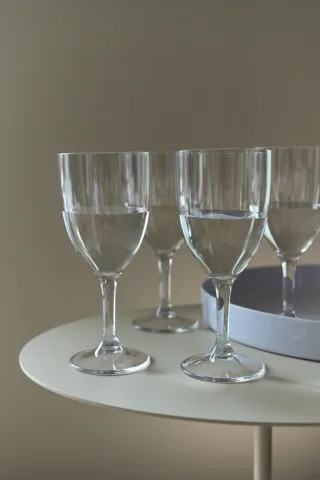 Glas och bricka neutral